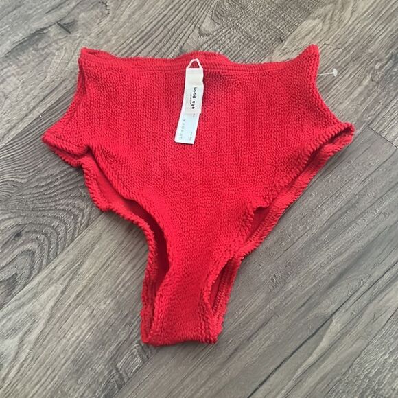 BOUND BY BOND-EYE Palmer  Bikini Bottoms In Baywatch Red - Picture 7 of 8